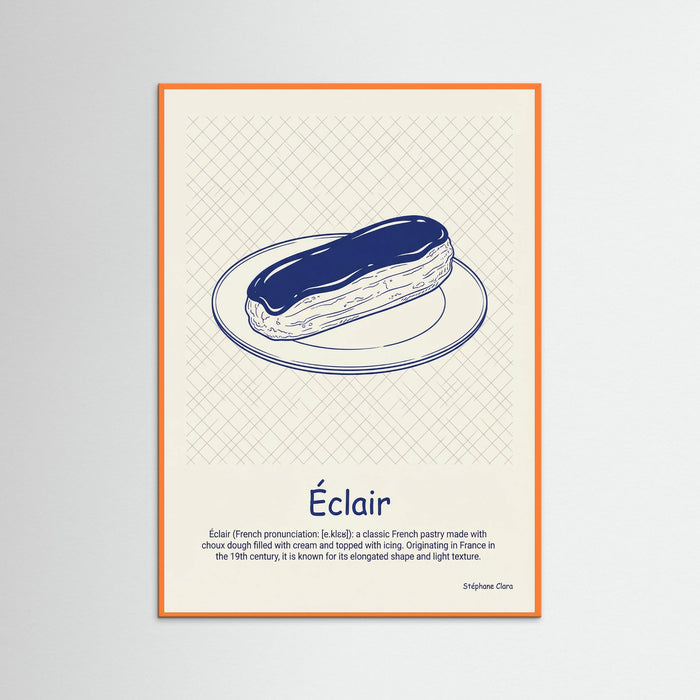 Orange Wood Croissant Blueprint