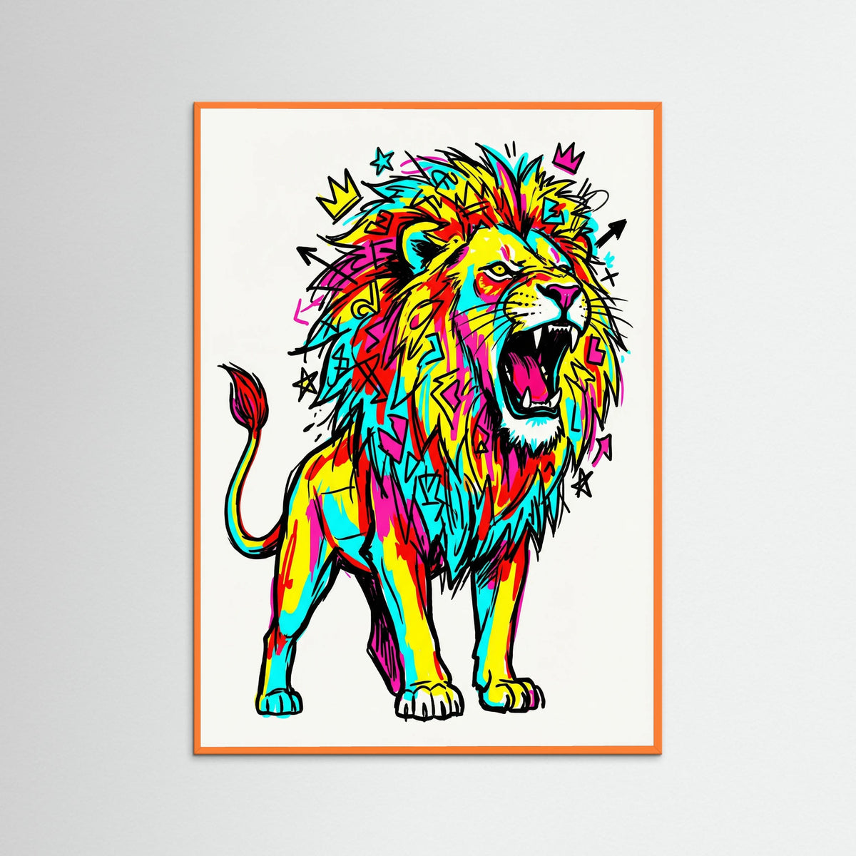 Orange Wood Crowned Expression