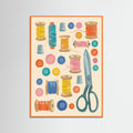 Orange Wood Culinary Canvas