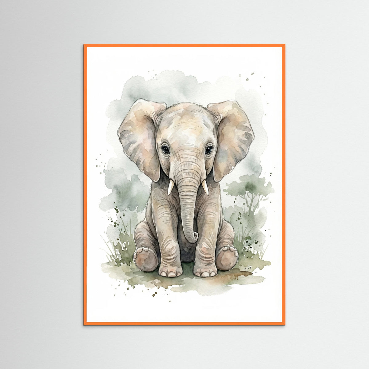 Orange Wood Curious Cheetah Cub