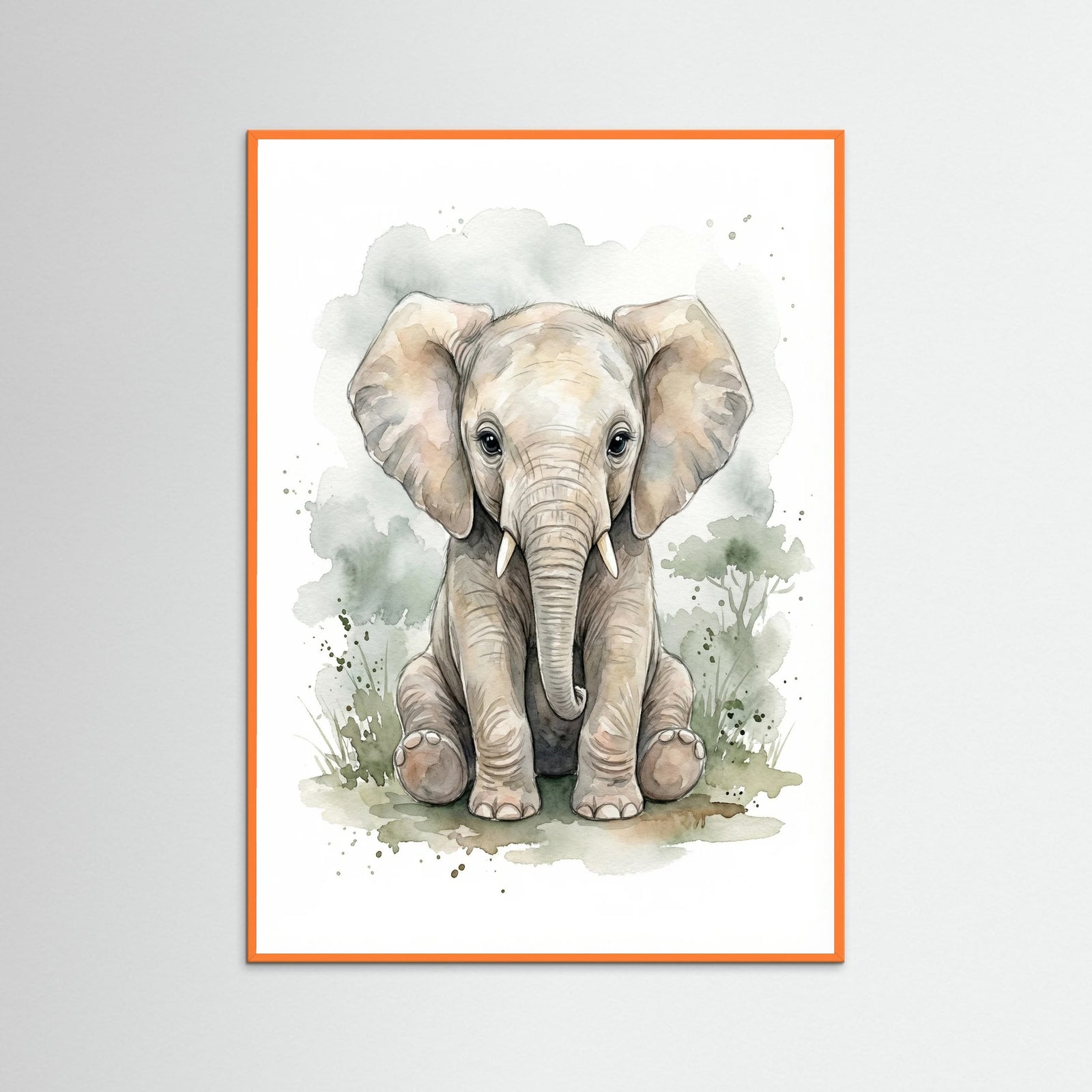 Orange Wood Curious Cheetah Cub