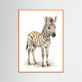 Orange Wood Curious Giraffe Calf