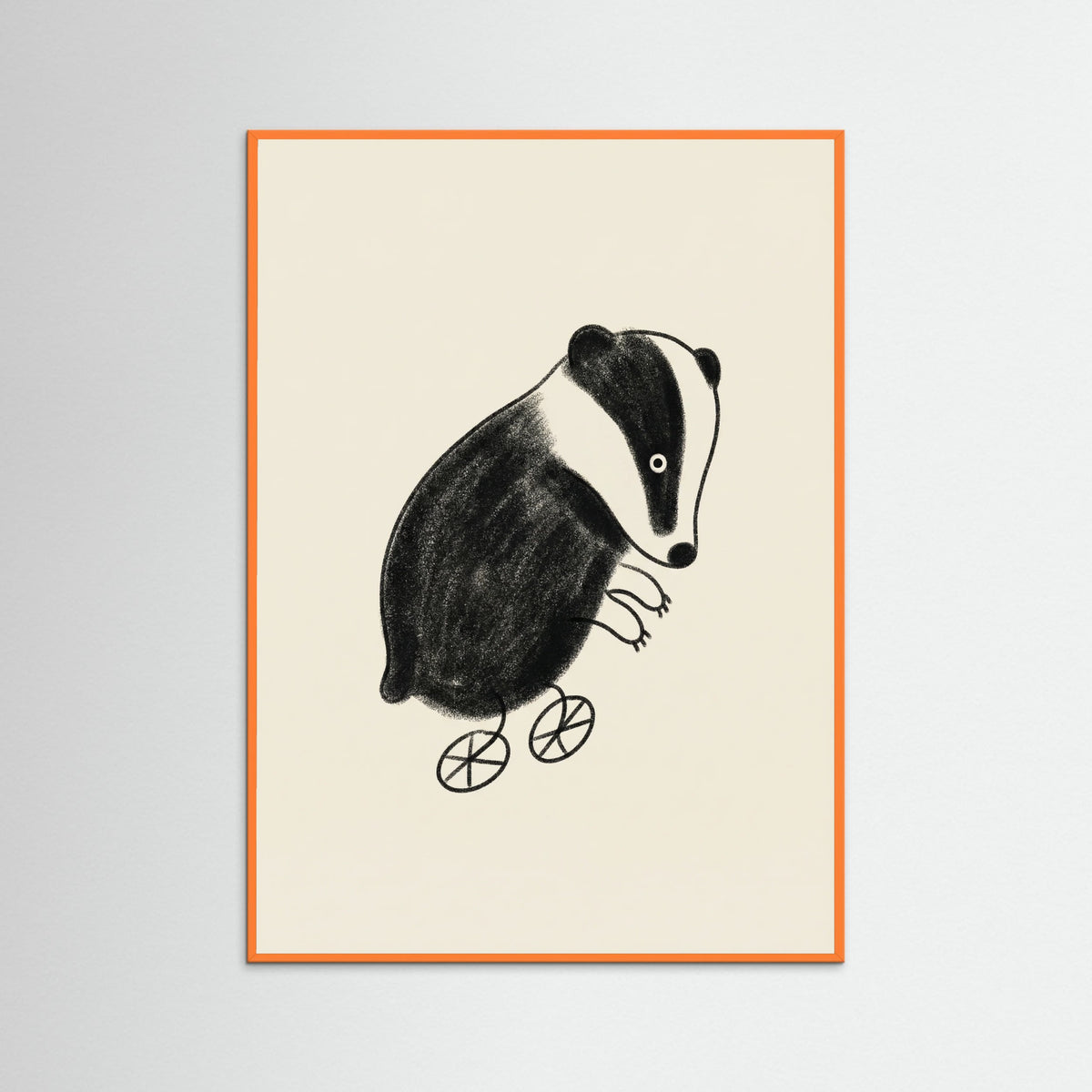 Orange Wood Curious Kiwi