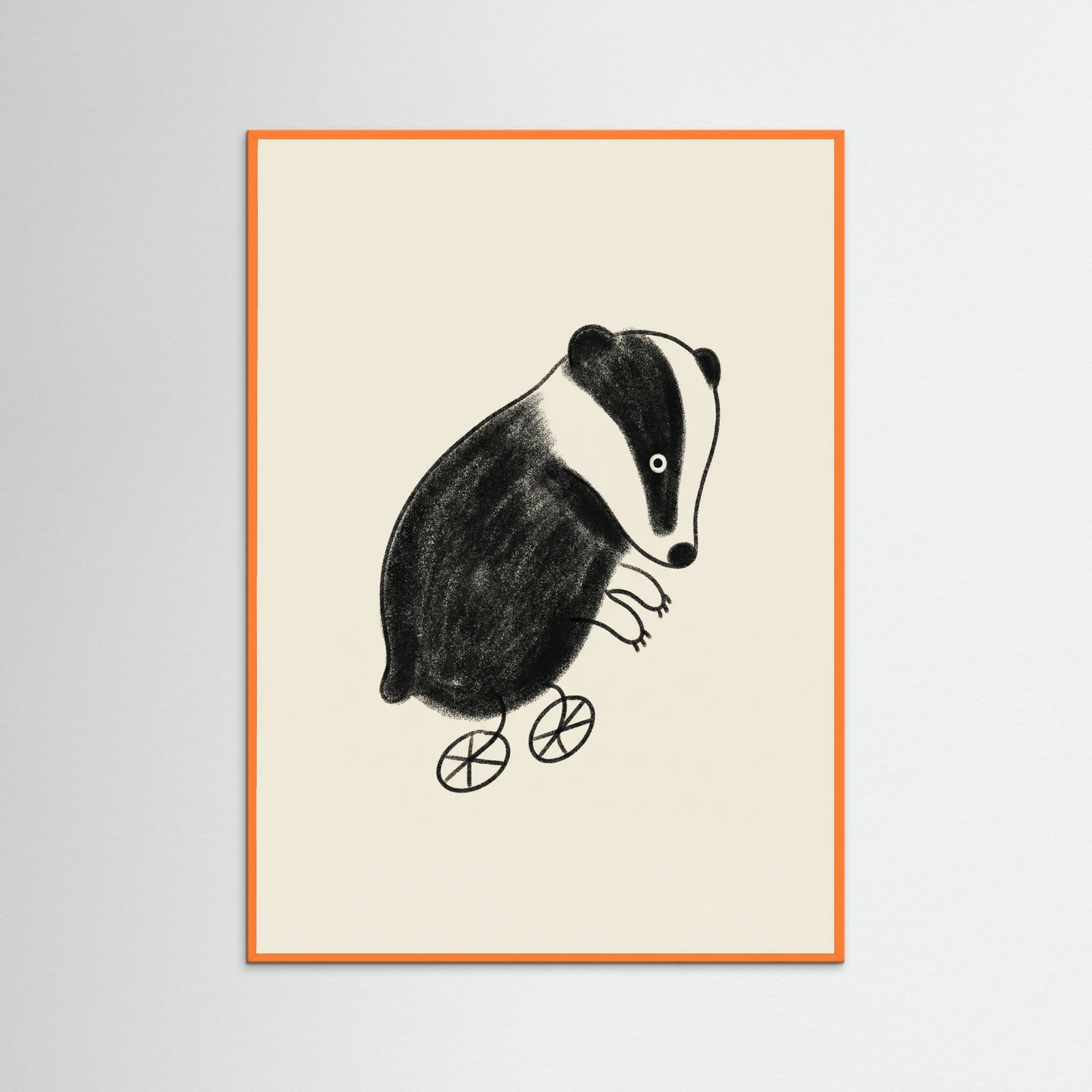 Orange Wood Curious Kiwi