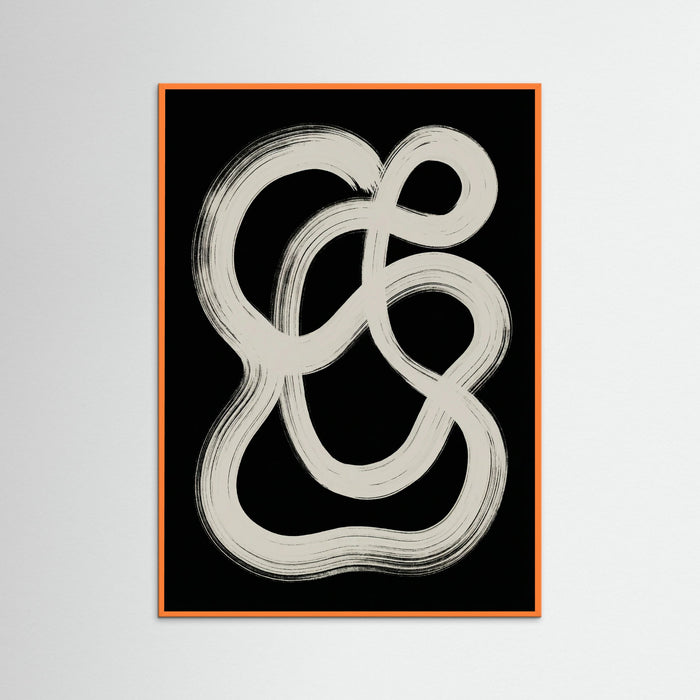 Orange Wood Curved Rhythm