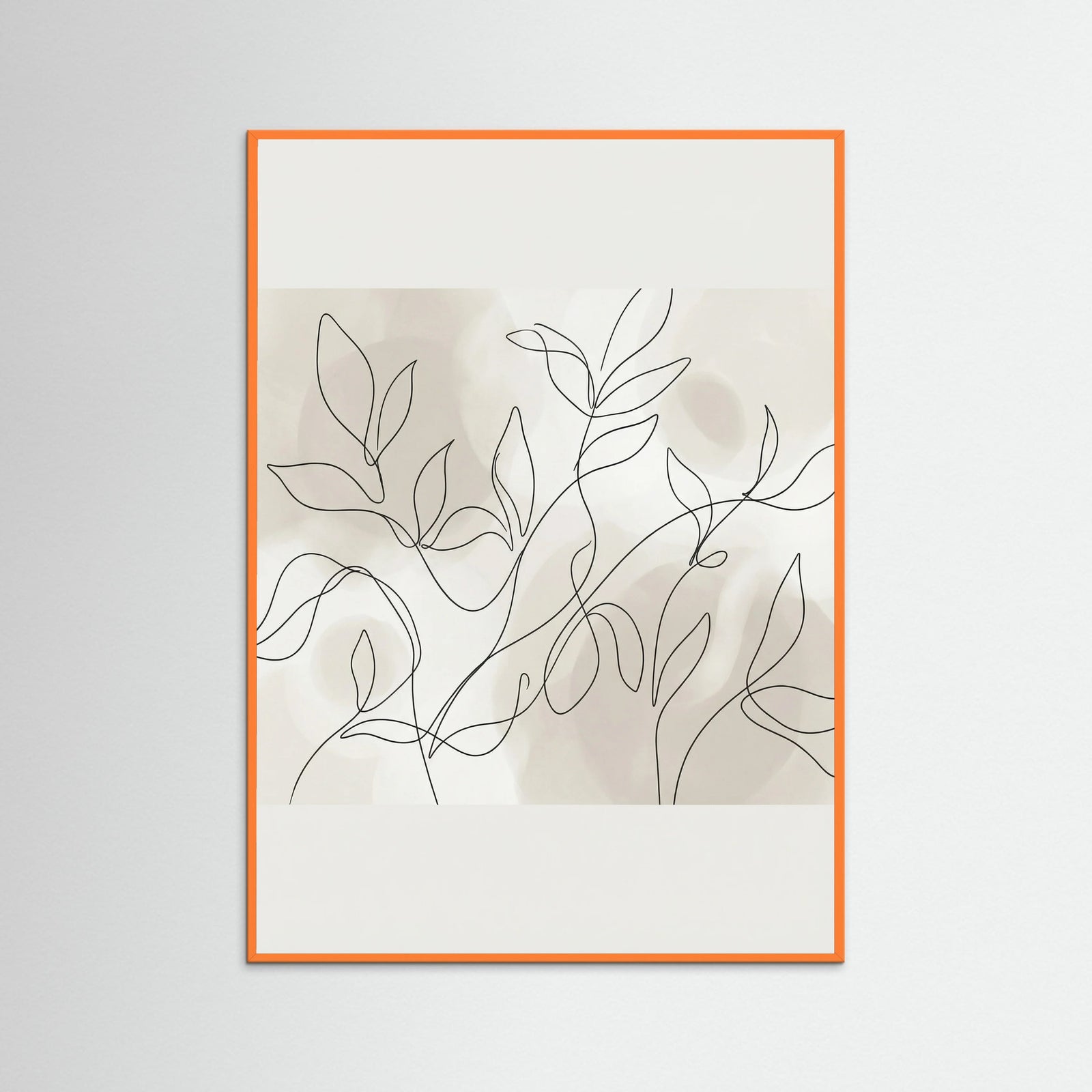 Orange Wood Curved Serenity