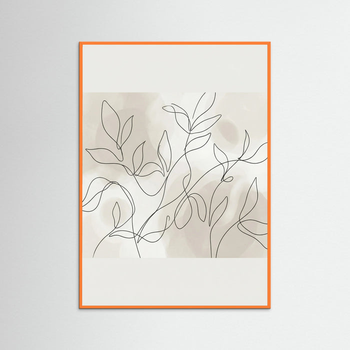 Orange Wood Curved Serenity
