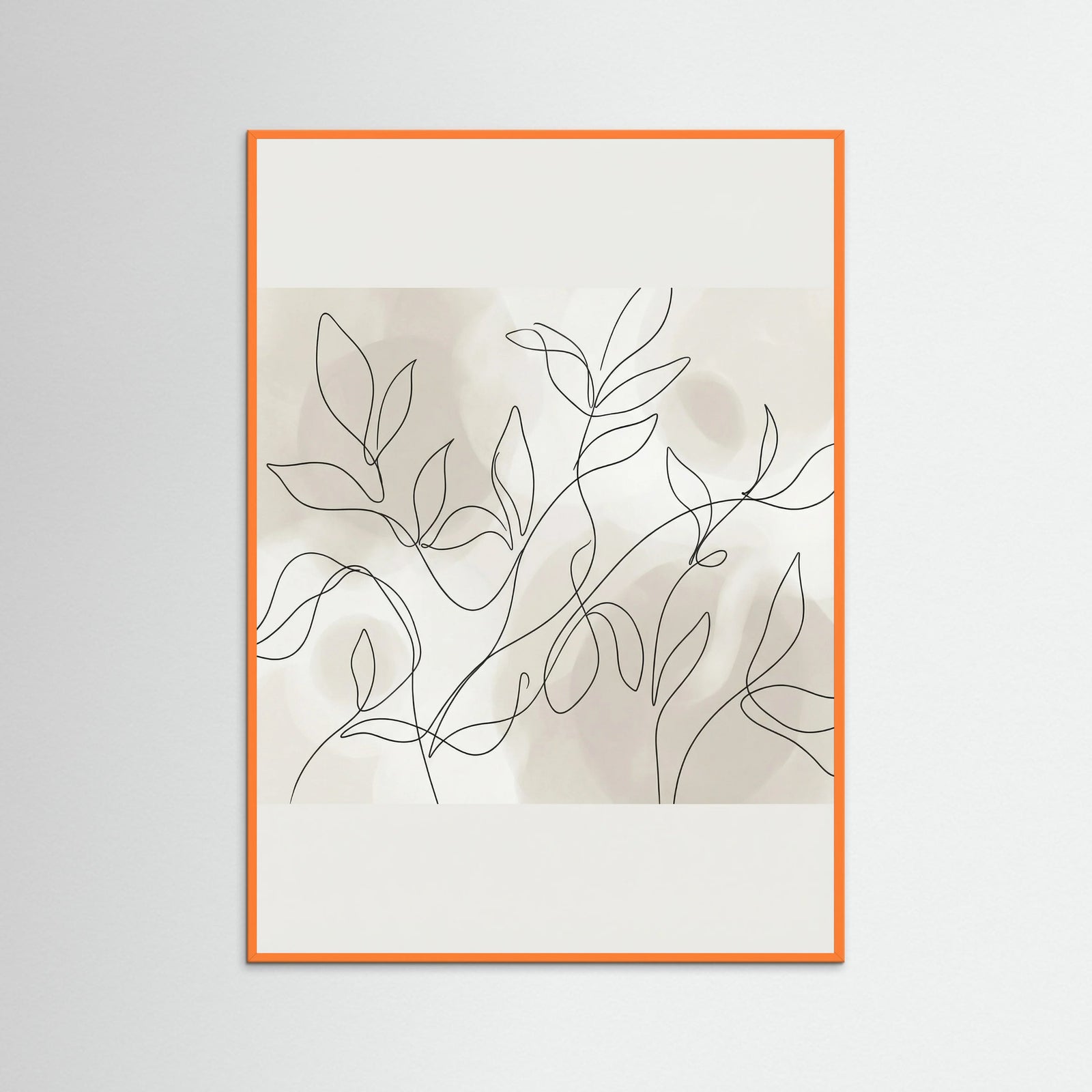 Orange Wood Curved Serenity