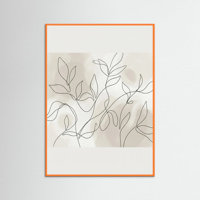 Orange Wood Curved Serenity