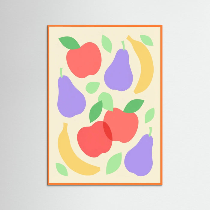 Orange Wood Cutout Garden