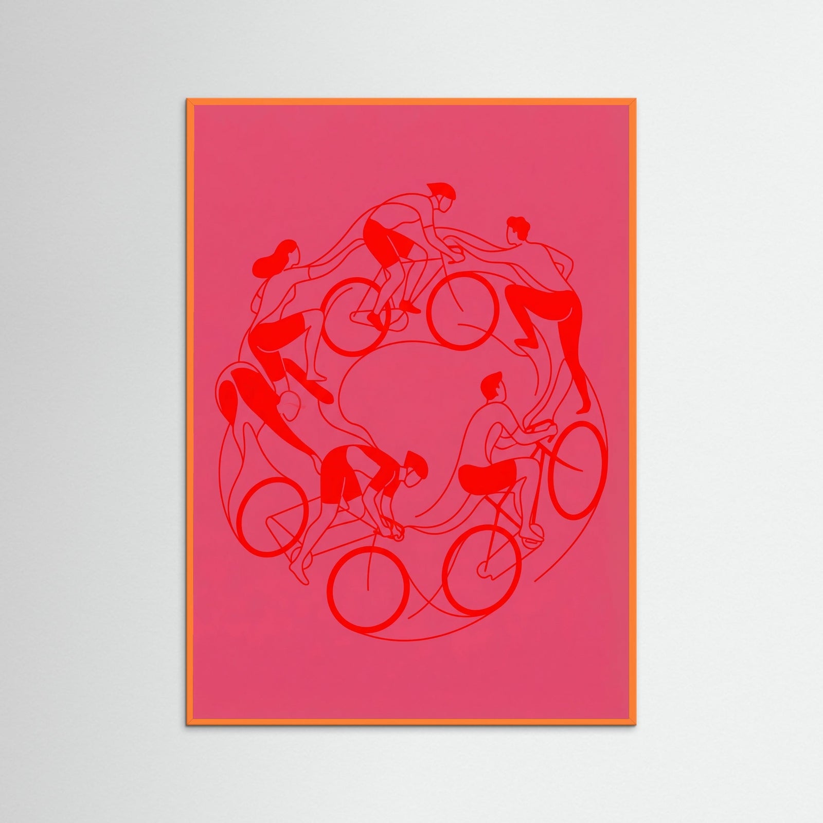 Orange Wood Cycling Circles