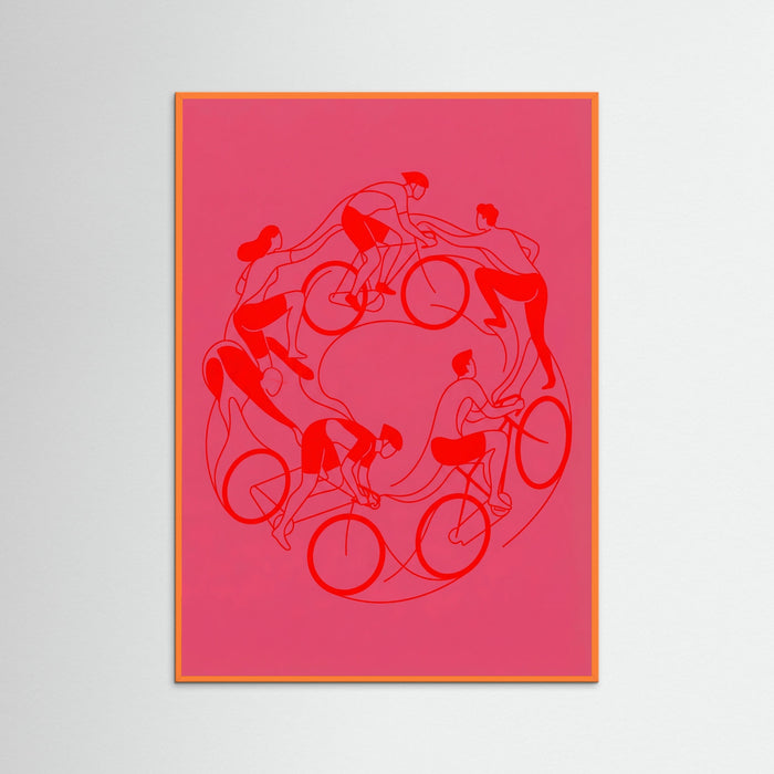 Orange Wood Cycling Circles