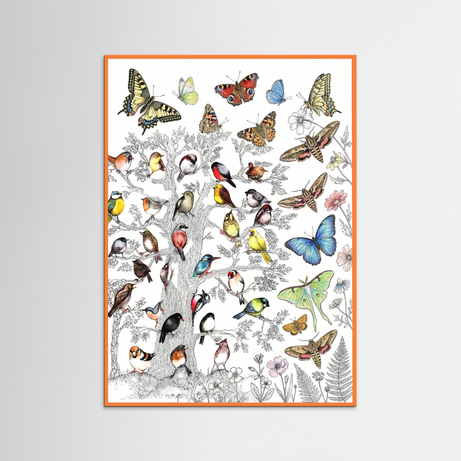 Orange Wood Danish Bird Almanac