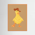 Póster Daphne the Cowgirl Duckling – póster e impresión artística