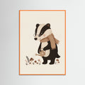 Orange Wood Dapper Canine Friend