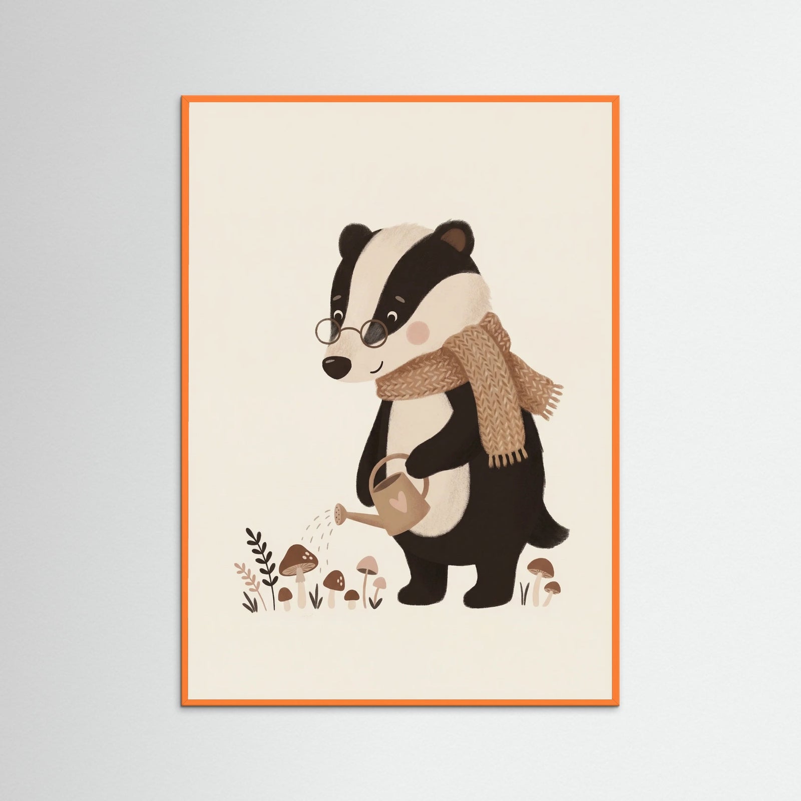Orange Wood Dapper Canine Friend