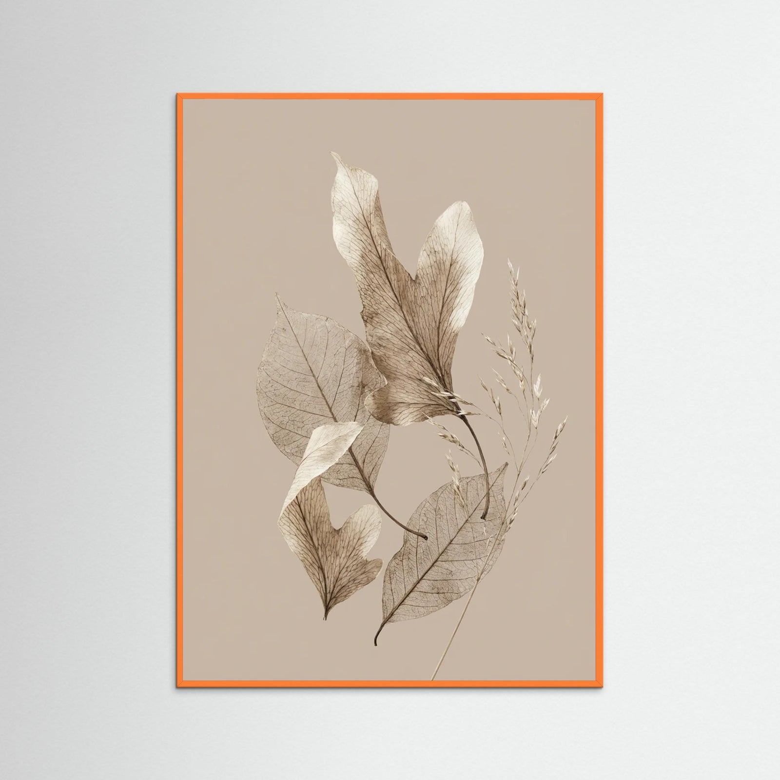 Orange Wood Desert Bloom