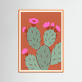 Orange Wood Desert Bloom