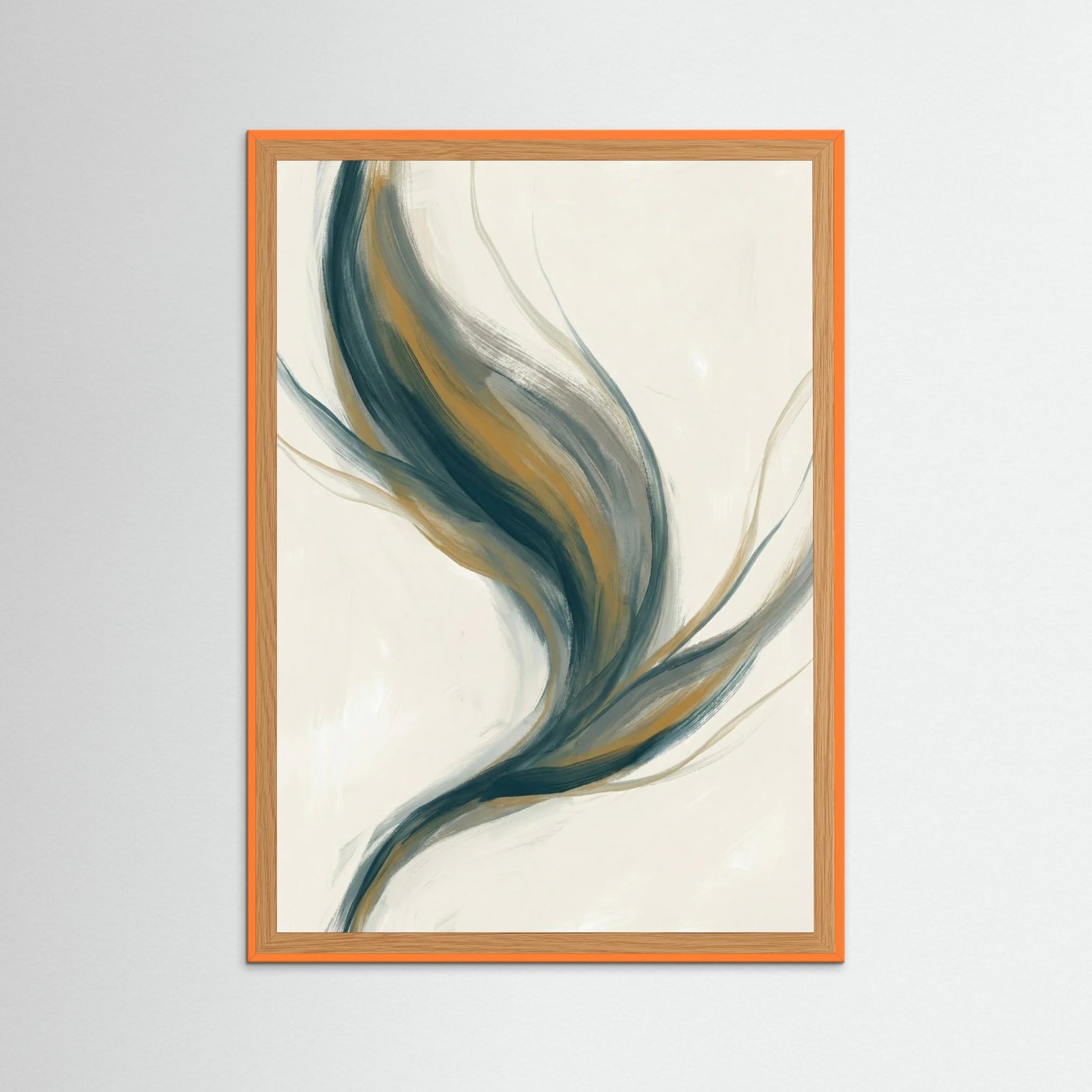 Orange Wood Desert Bloom