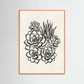 Orange Wood Desert Bloom