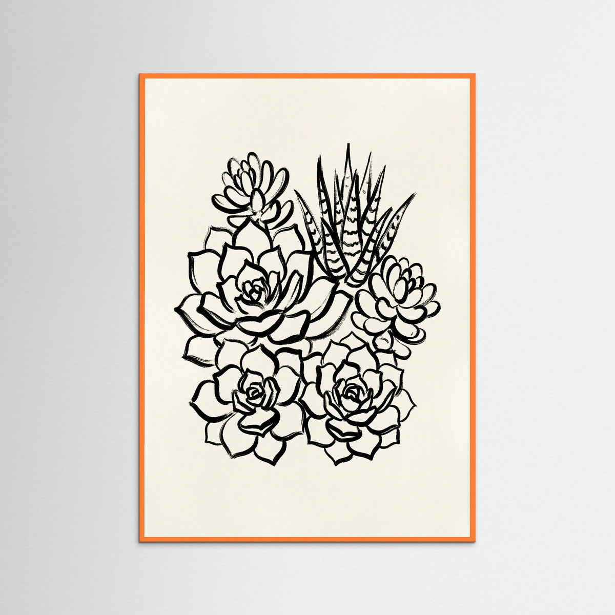 Orange Wood Desert Bloom