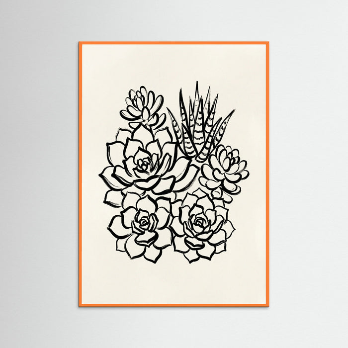 Orange Wood Desert Bloom