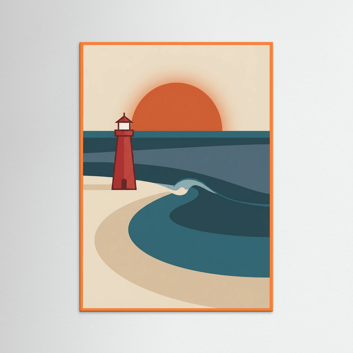 Orange Wood Desert Wanderer