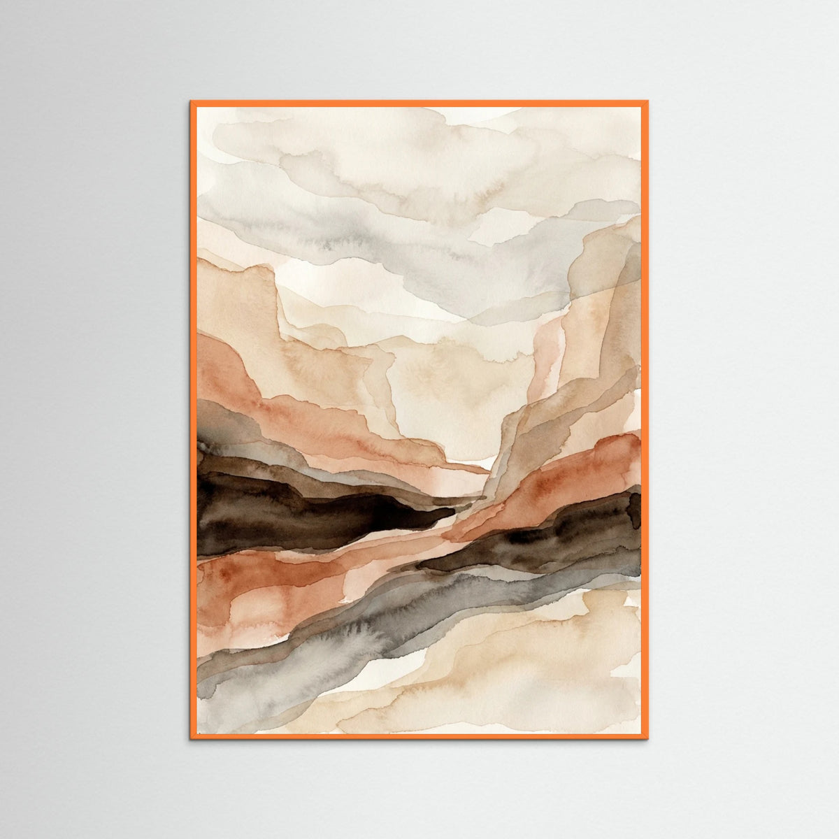 Orange Wood Desert Whisper