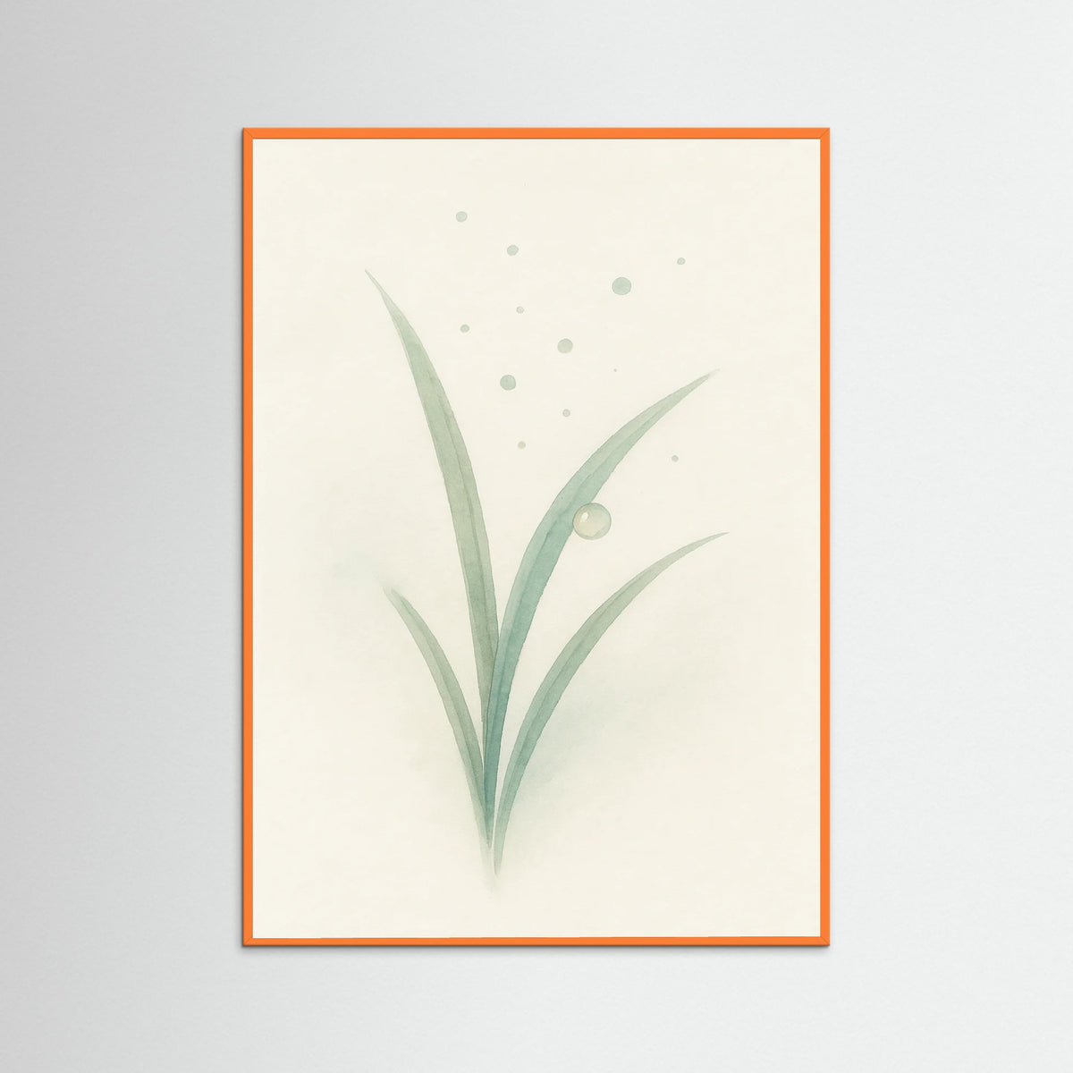 Orange Wood Dewy Morning