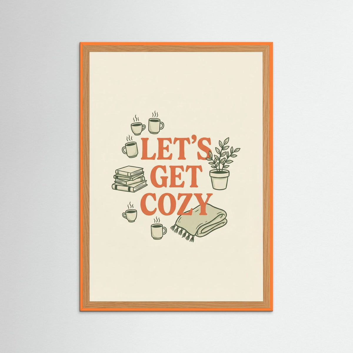 Orange Wood Dinner Party Whimsy