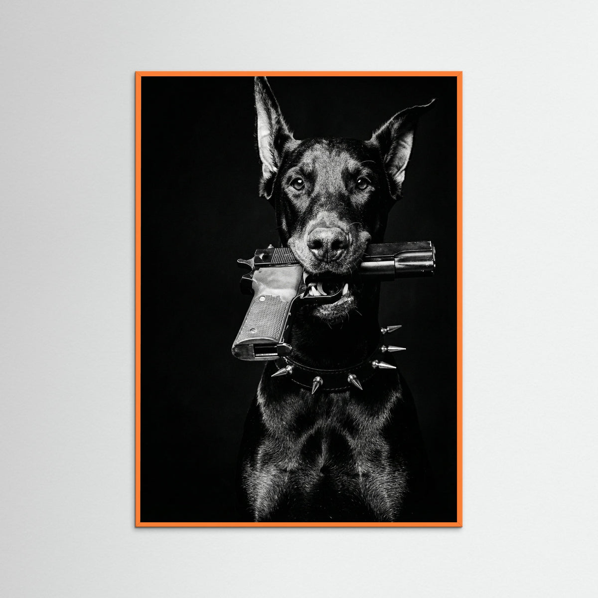 Orange Wood Dior Doberman