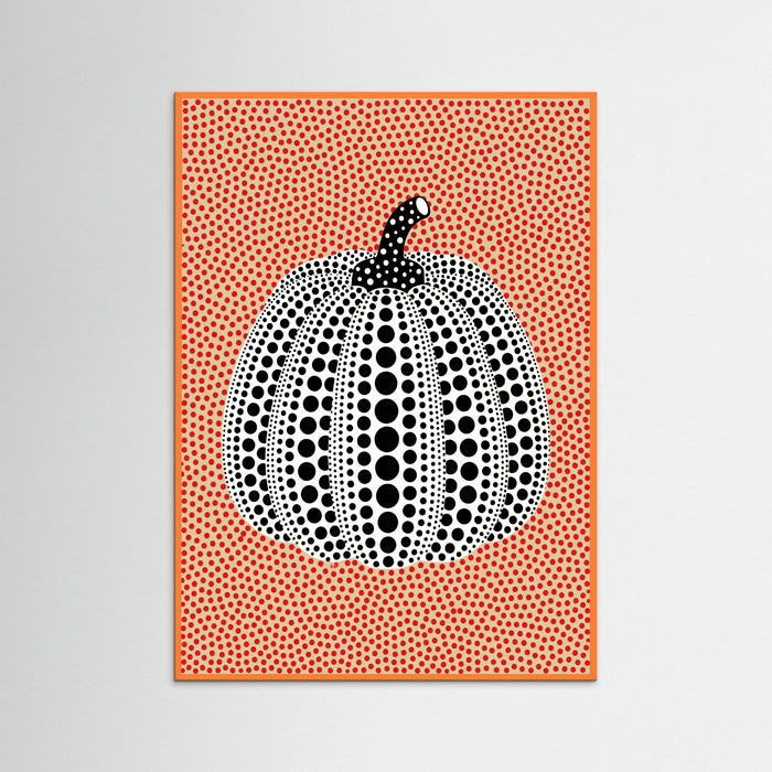 Orange Wood Dotted Pumpkin Pop