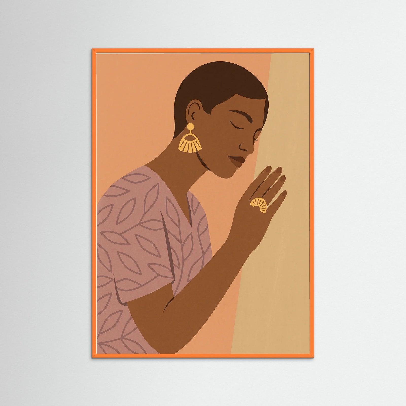 Orange Wood Dreamers Peace