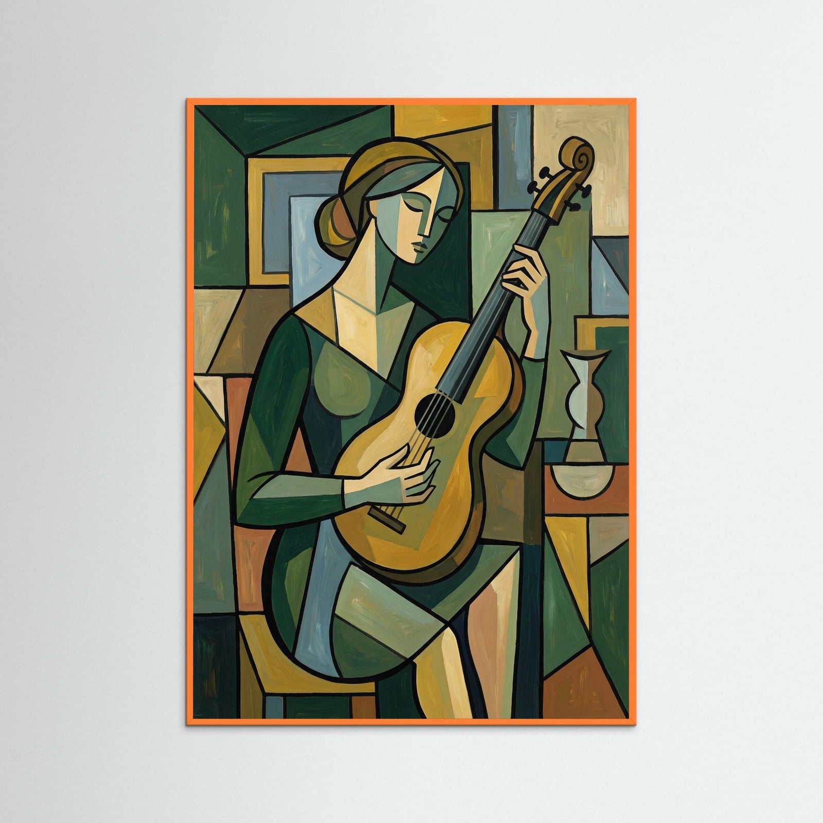 Orange Wood Dreaming Figure