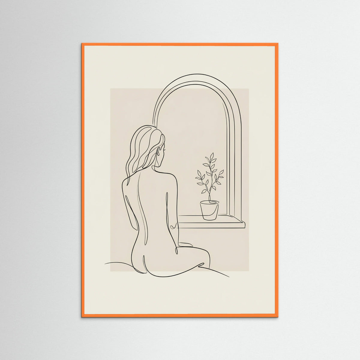 Orange Wood Dreamy Curves