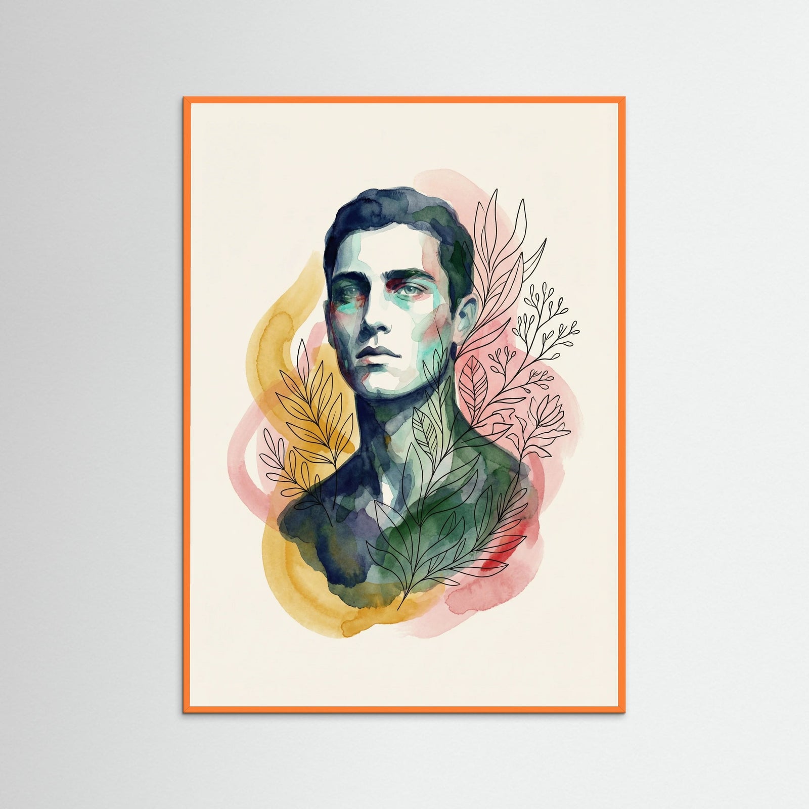 Orange Wood Dreamy Gaze