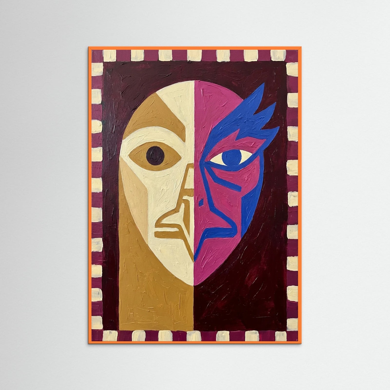 Orange Wood Dual Visage