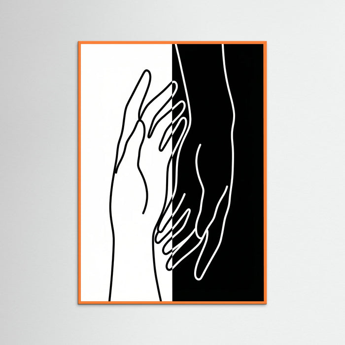 Orange Wood Dualistic Portrait