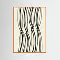 Orange Wood Dynamic Ink Loops