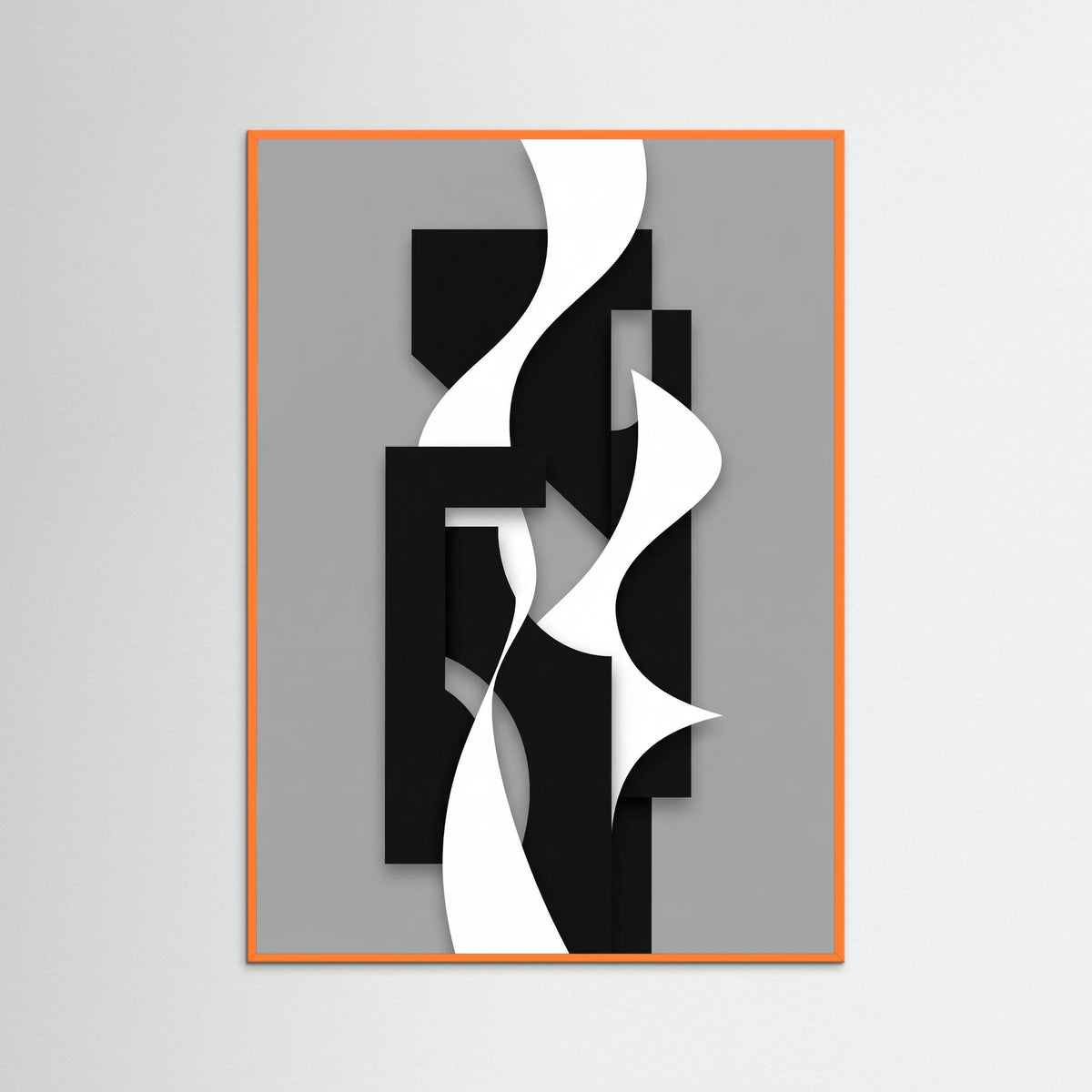 Orange Wood Dynamic Interplay