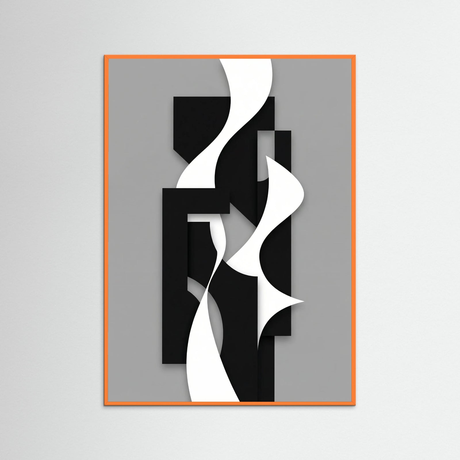 Orange Wood Dynamic Interplay