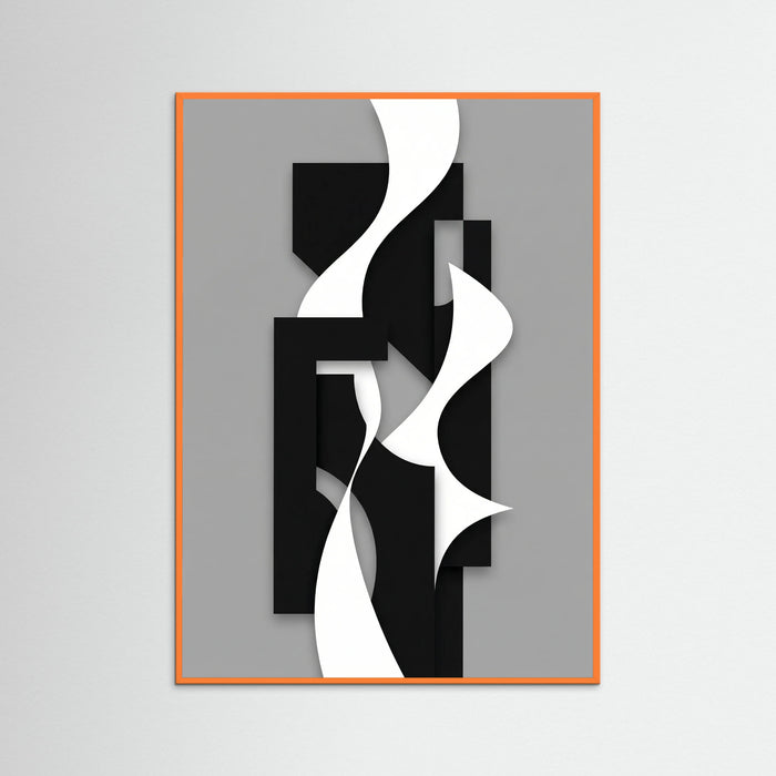 Orange Wood Dynamic Interplay