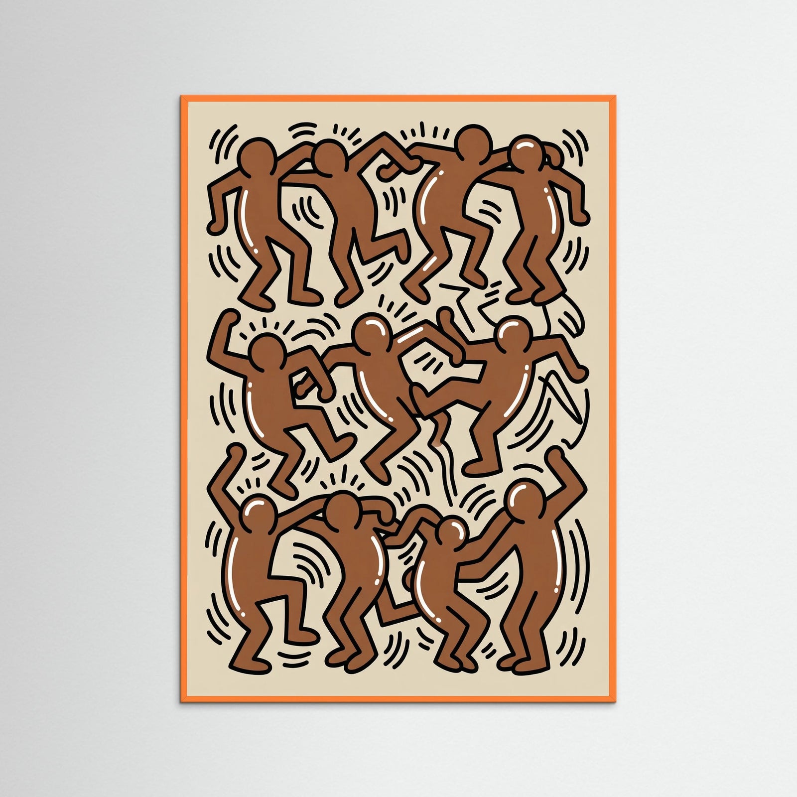 Orange Wood Dynamic Skater