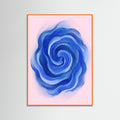 Orange Wood Dynamic Swirls
