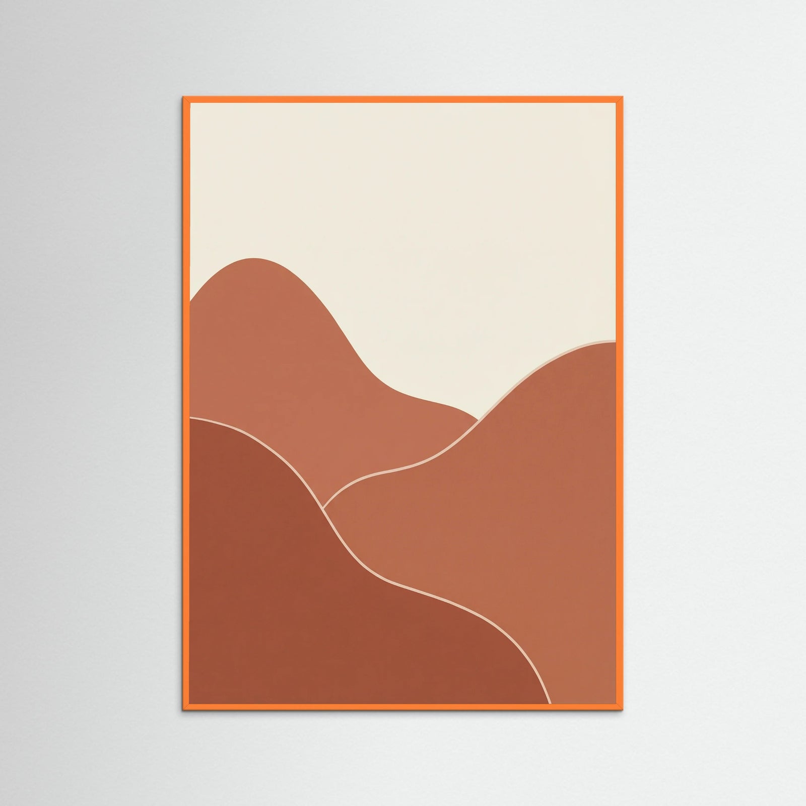 Orange Wood Earthen Forms