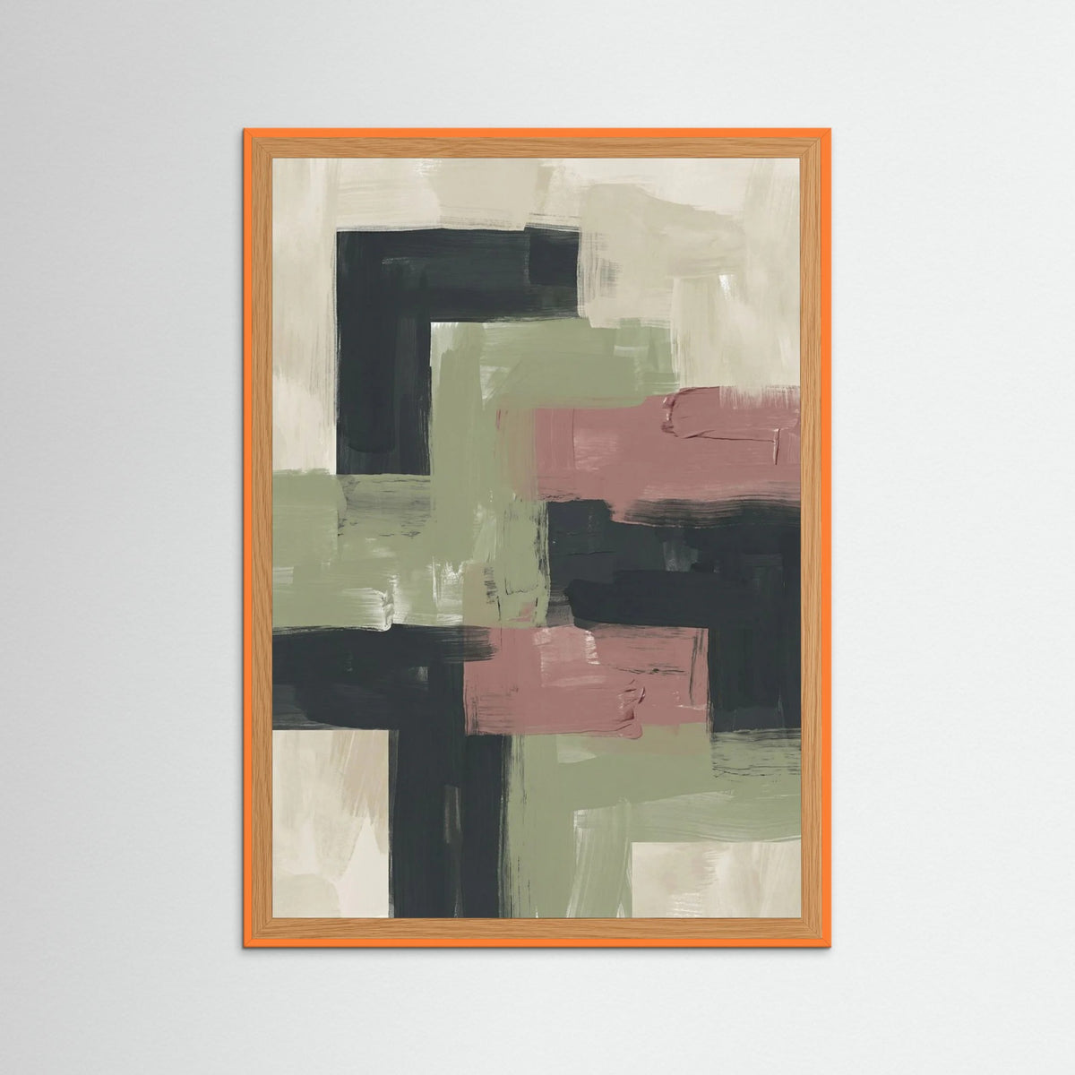 Orange Wood Earthen Geometry