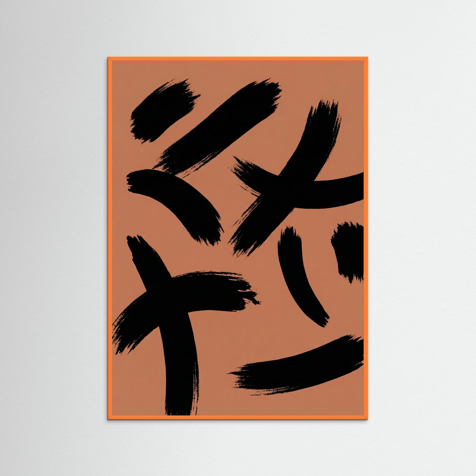 Orange Wood Earthy Arches