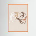 Orange Wood Earthy Dance Rhythm