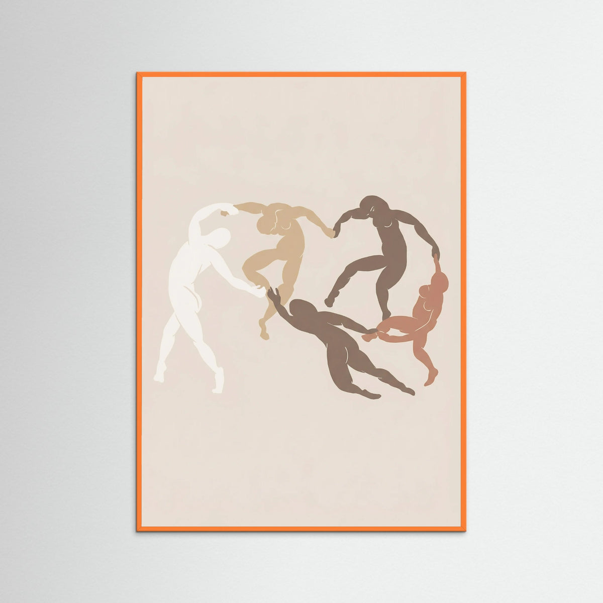 Orange Wood Earthy Dance Rhythm
