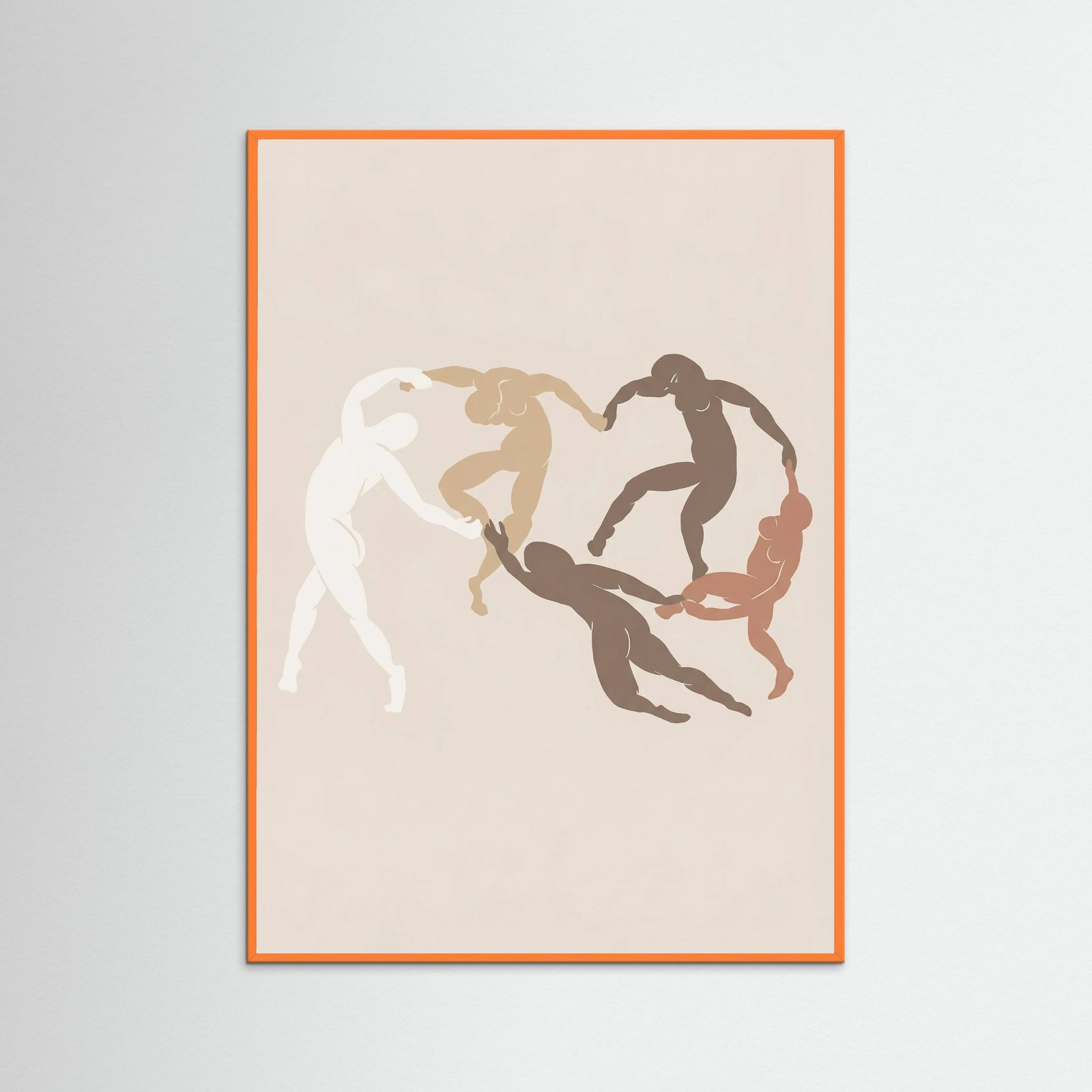 Orange Wood Earthy Dance Rhythm